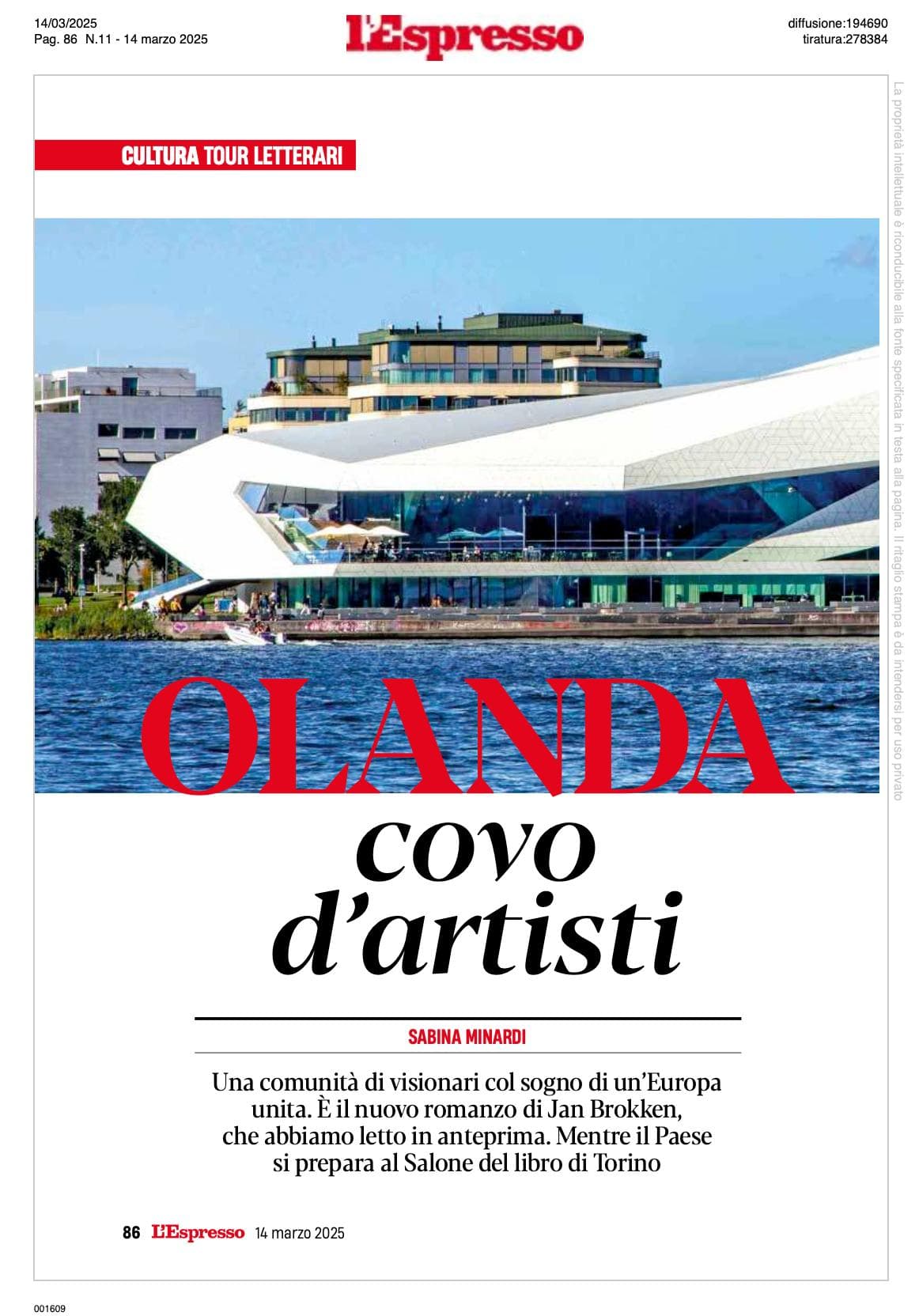 L'Espresso Features VOUW's Poem Booth in Major Article on Dutch Literature