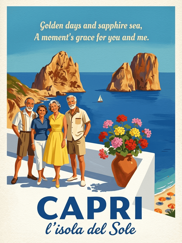Capri Postcard 1950